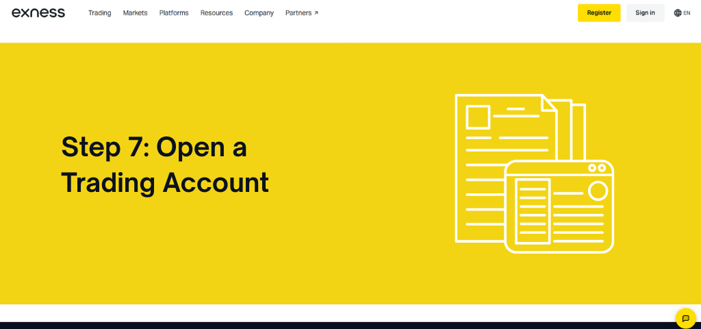 How Can You Open an Exness Trading Account in Ghana step 8