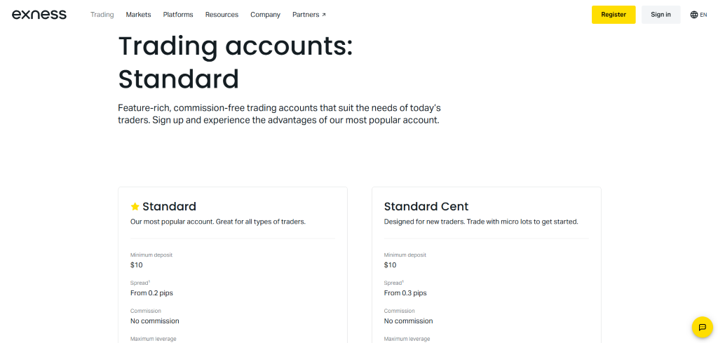 Standard Account