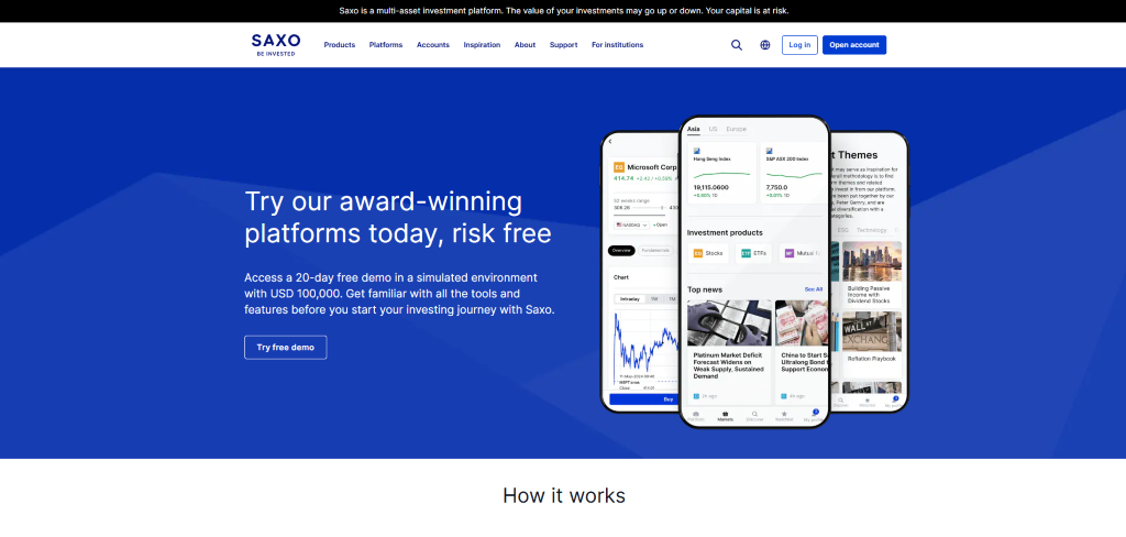 Saxo Bank Review