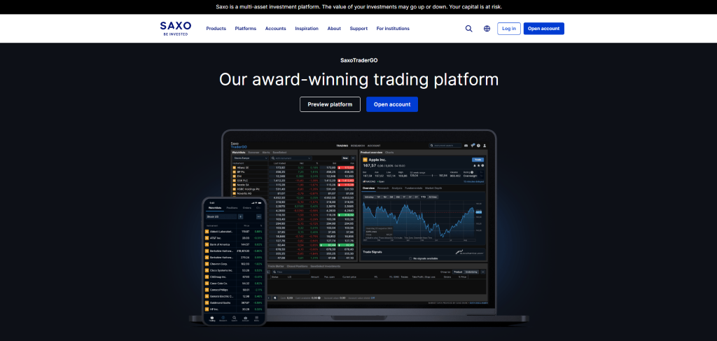 Saxo Bank Review