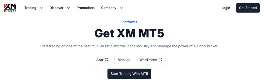 XM MetaTrader 5 Broker