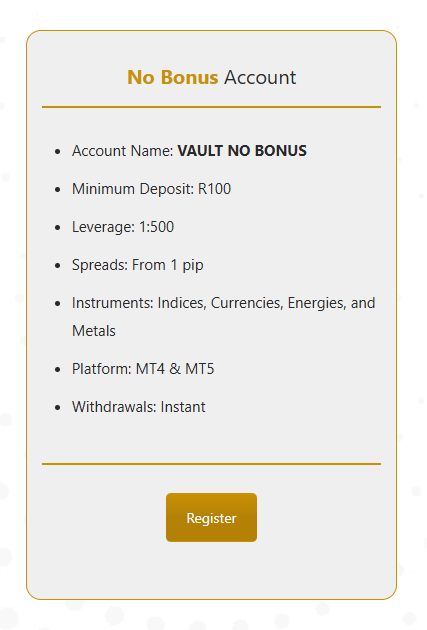 Vault Markets Review